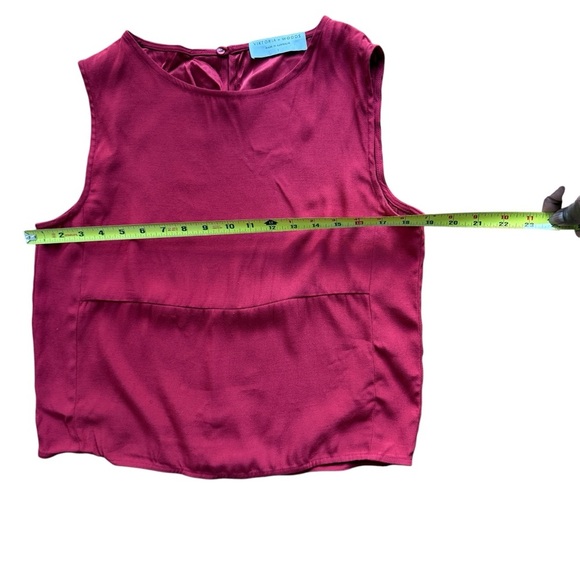 Viktoria+ woods made in Australia burgundy top Sz small - Picture 4 of 8